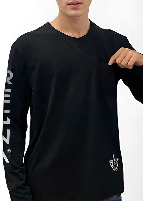 Long Sleeve Tee  with Pocket